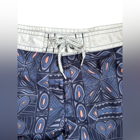 Reyn Spooner Hawaiian Swim Board Shorts Geometric Print Size 38 - Picture 7 of 14